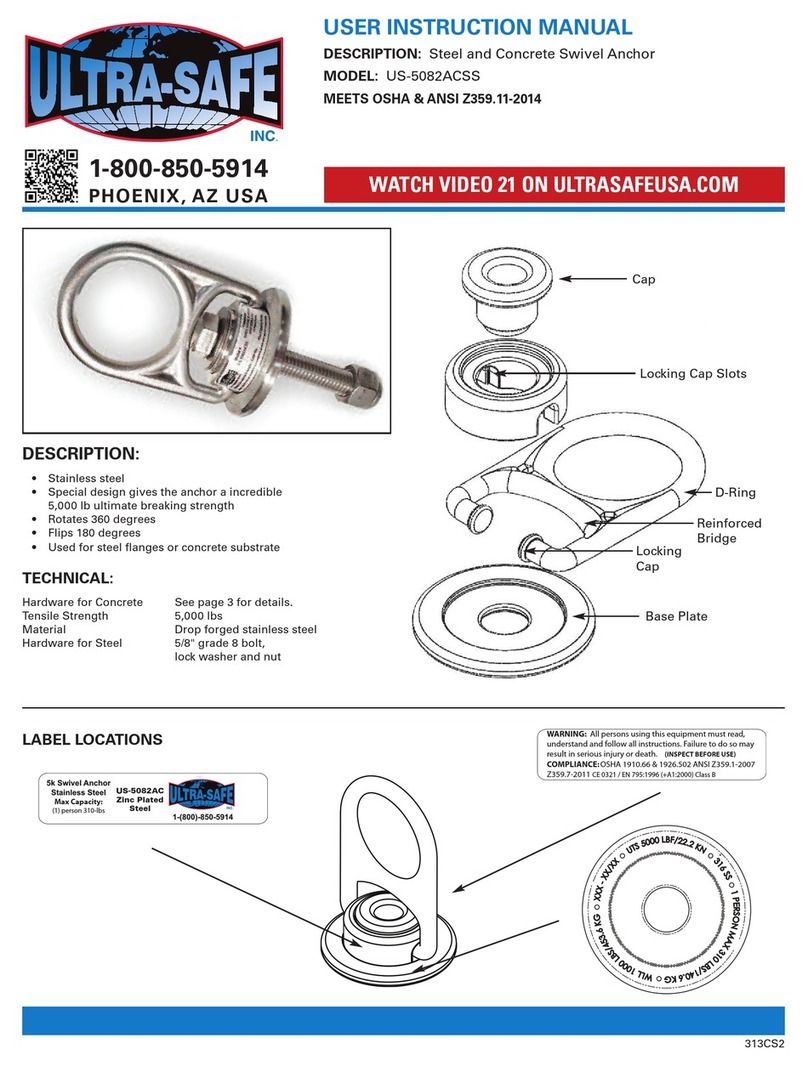 Ultra-safe US-5082ACSS Operator's manual
