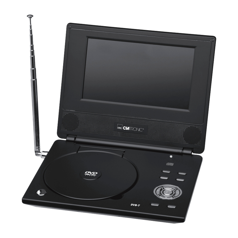 CTC Union Clatronic CTV 805 DVB-T/DVD instruction manual