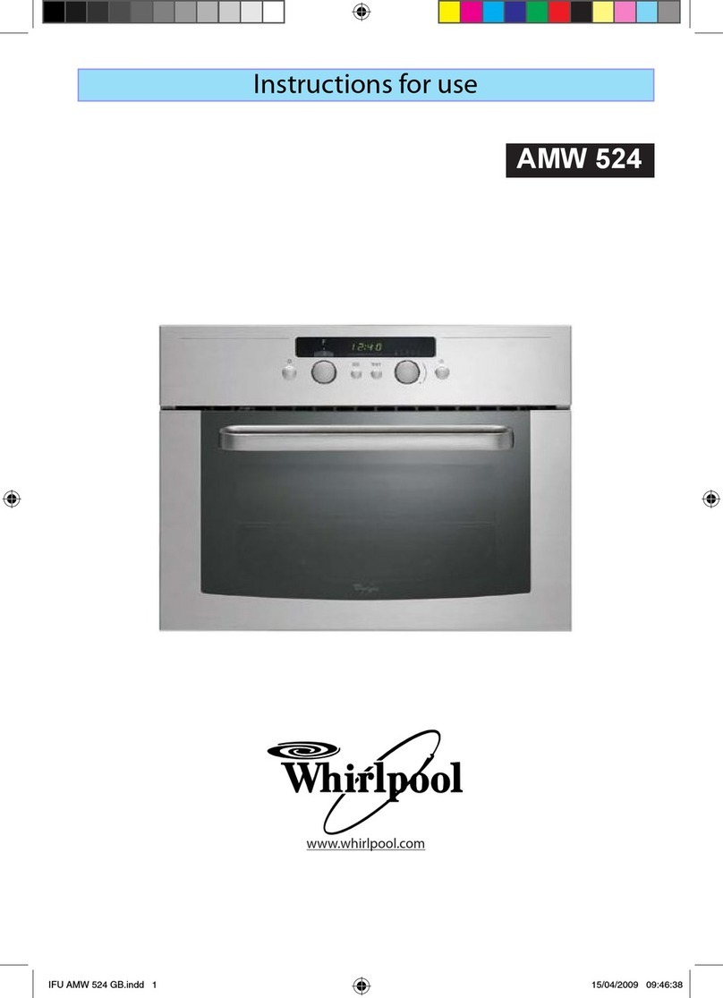 Whirlpool AMW 524 Instructions for use