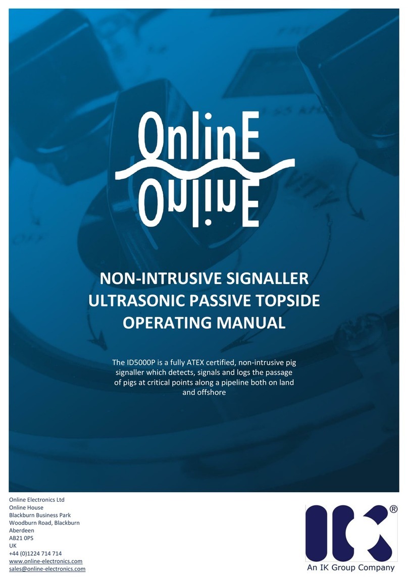 Online Electronics ID5000P operating manual