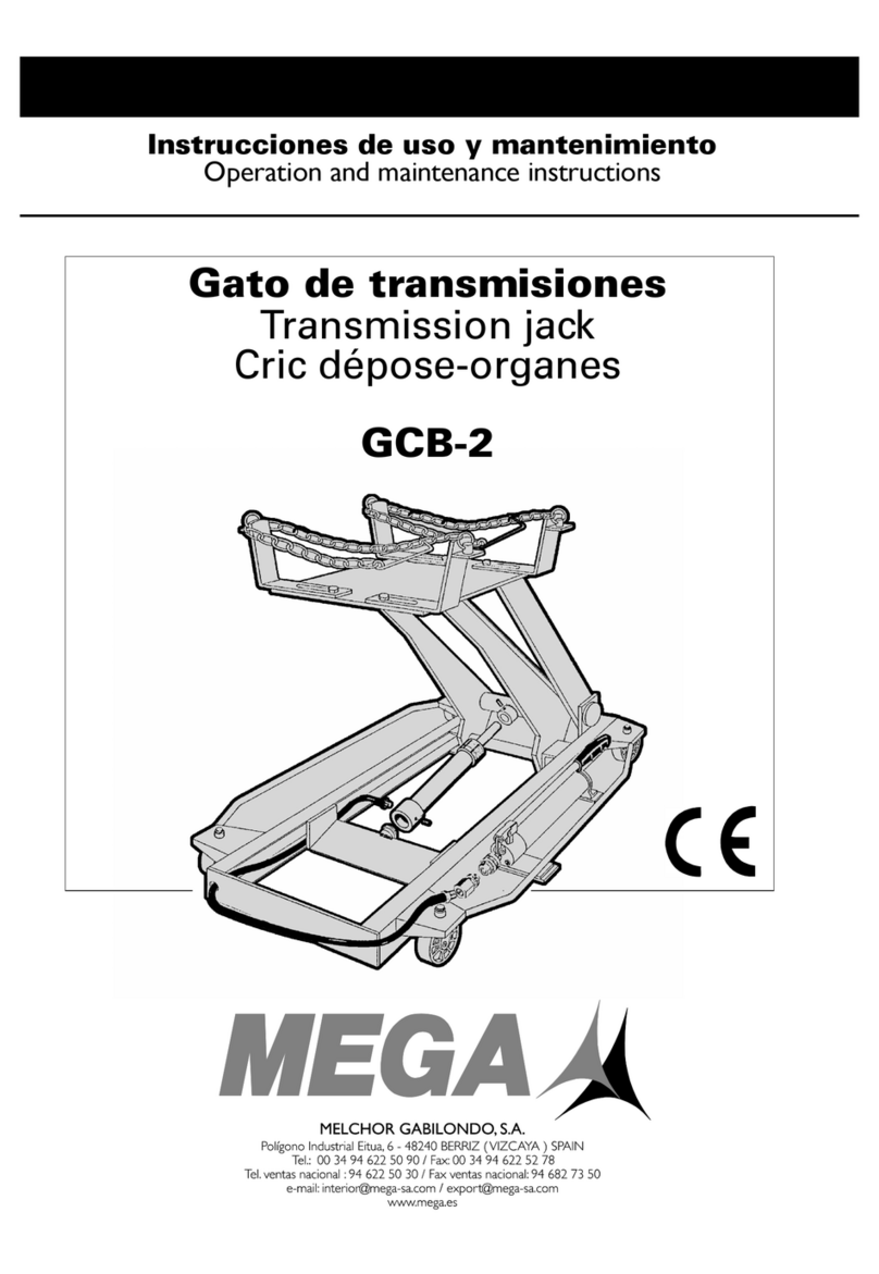 MELCHOR GABILONDO MEGA GCB-2 Operation and maintenance instructions
