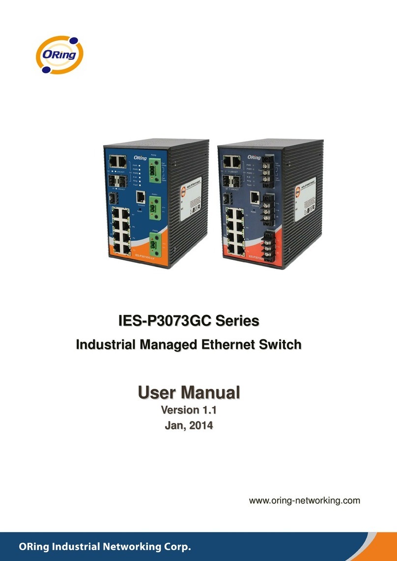 ORiNG IES-P3073GC Series User manual