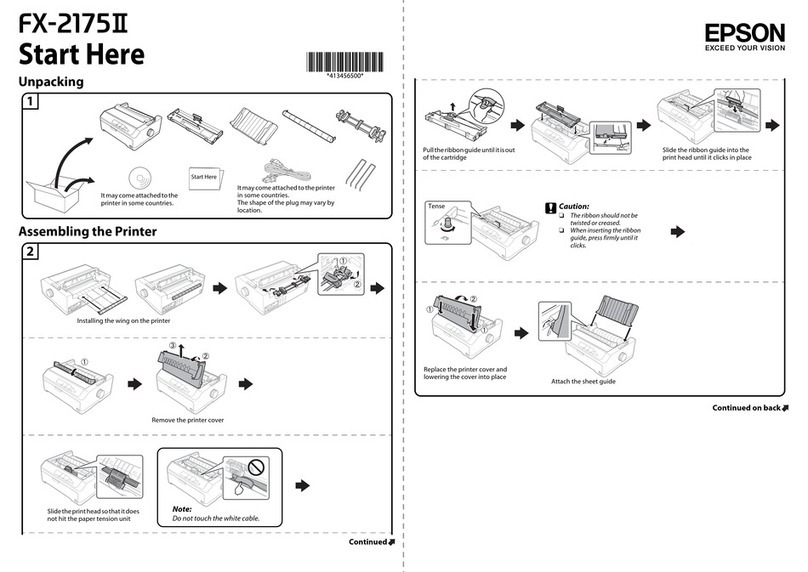 Epson FX-2175II User manual