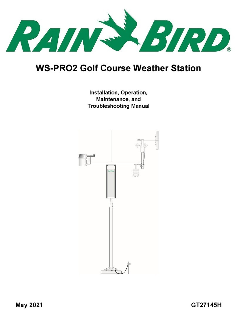 Rain Bird WS-PRO2 Programming manual