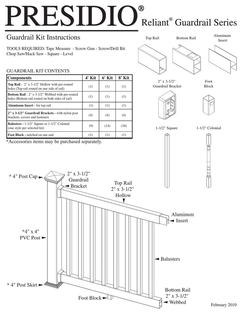 Presidio Reliant Series instructions