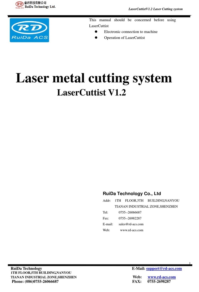 Ruida Technology LaserCuttist V1.2 manual Ruida Technology LaserCuttist V1.2 manual