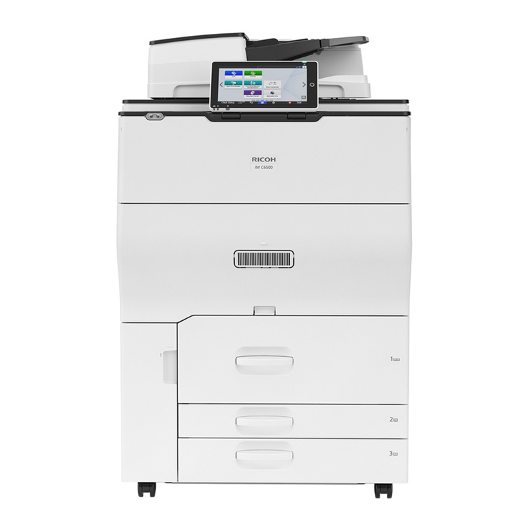 Ricoh IM C6500 User manual