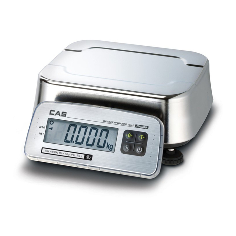 CAS FW500 User manual