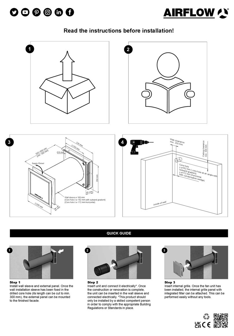 Airflow Uno hab User manual