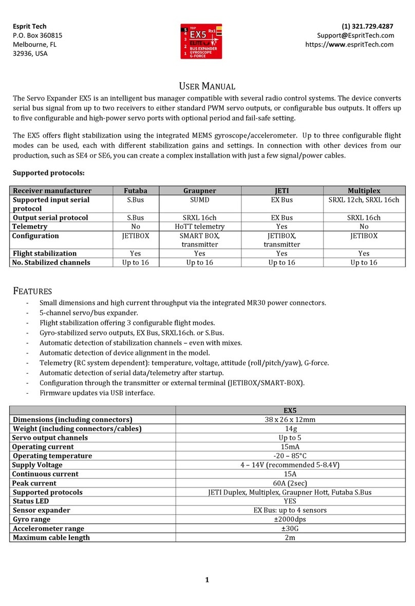 Esprit Tech EX5 user manual