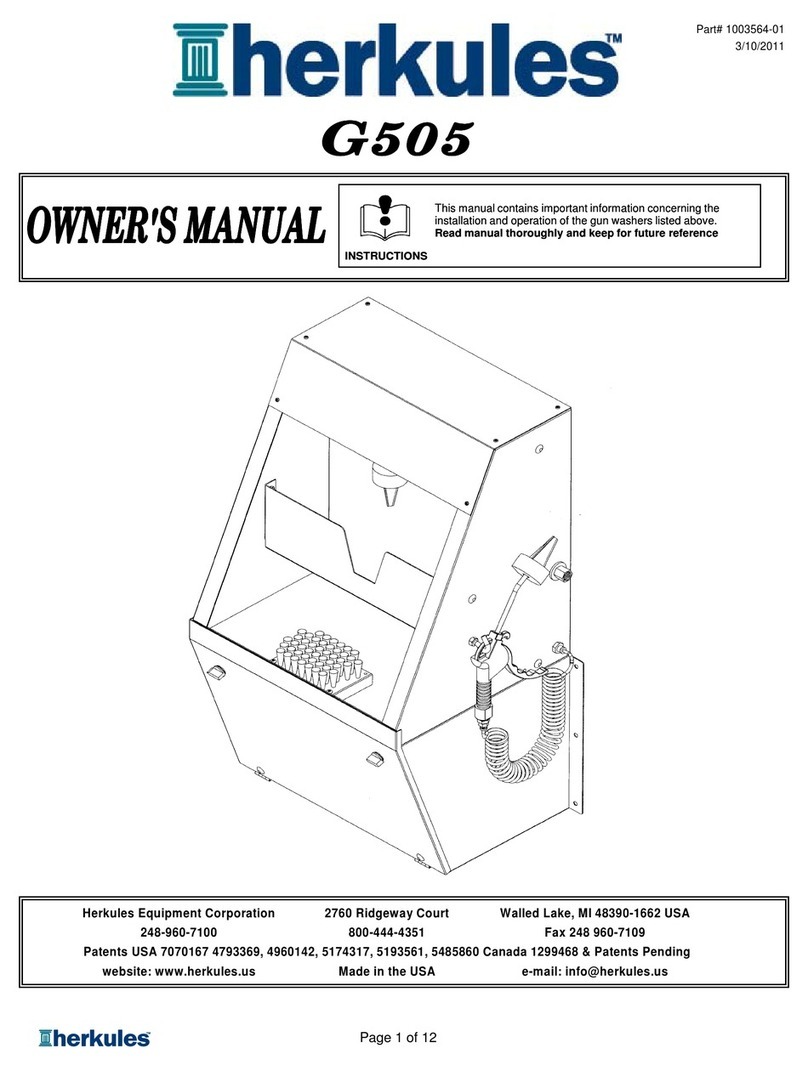HERKULES G505 owner's manual