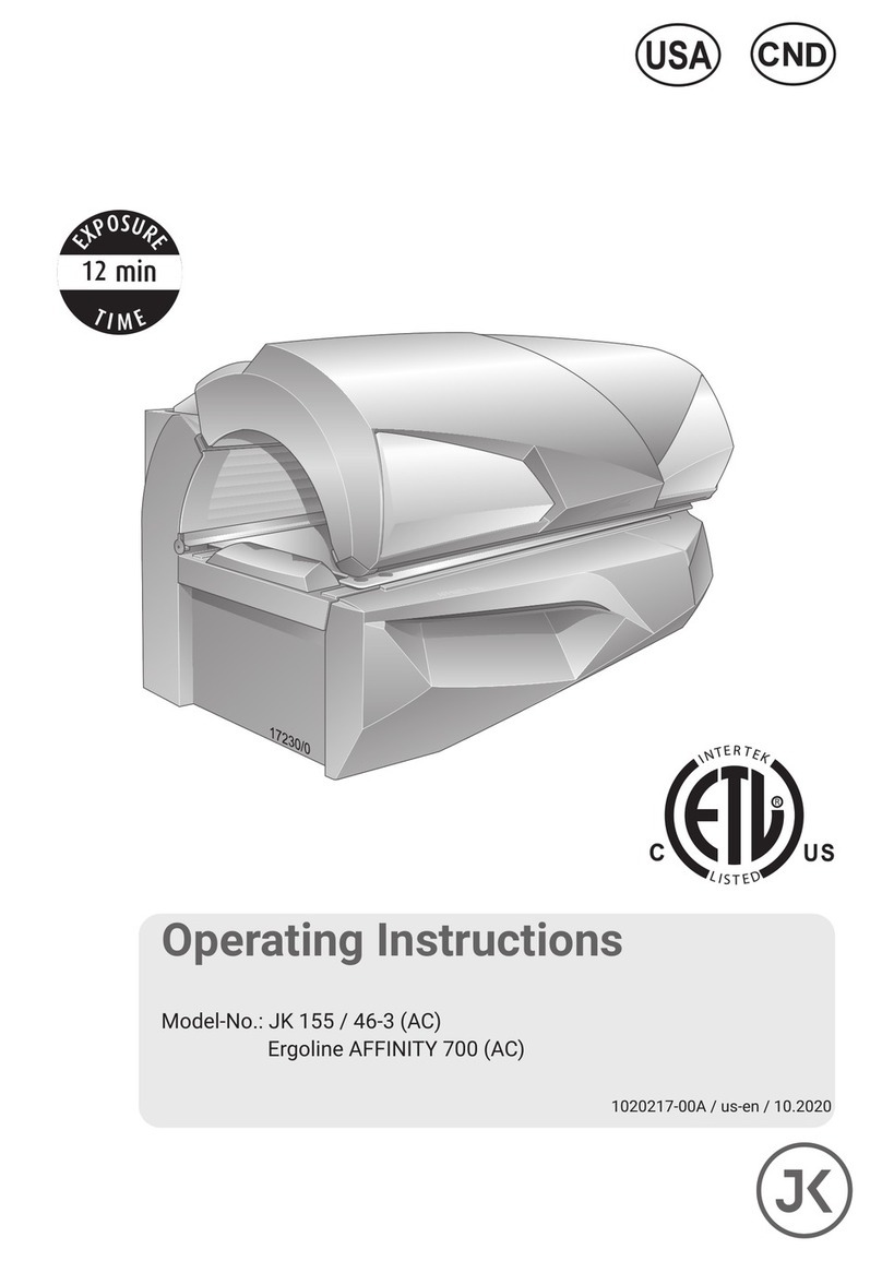 ergoline AFFINITY 700 User manual ergoline AFFINITY 700 User manual