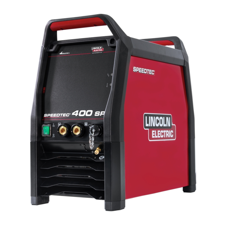 Lincoln Electric SPEEDTEC 400SP User manual