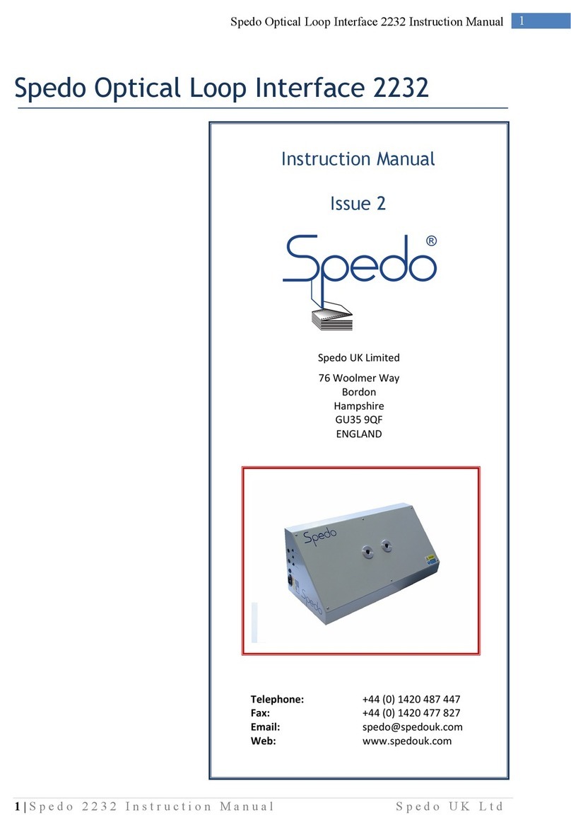 Spedo Issue 2 instruction manual