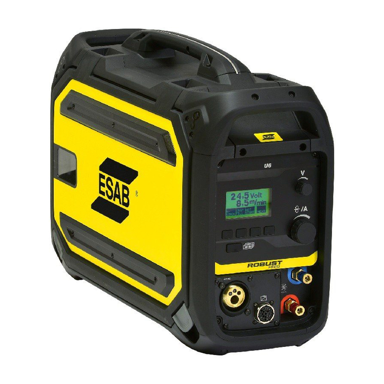 ESAB Aristo Robust Feed U6 User manual