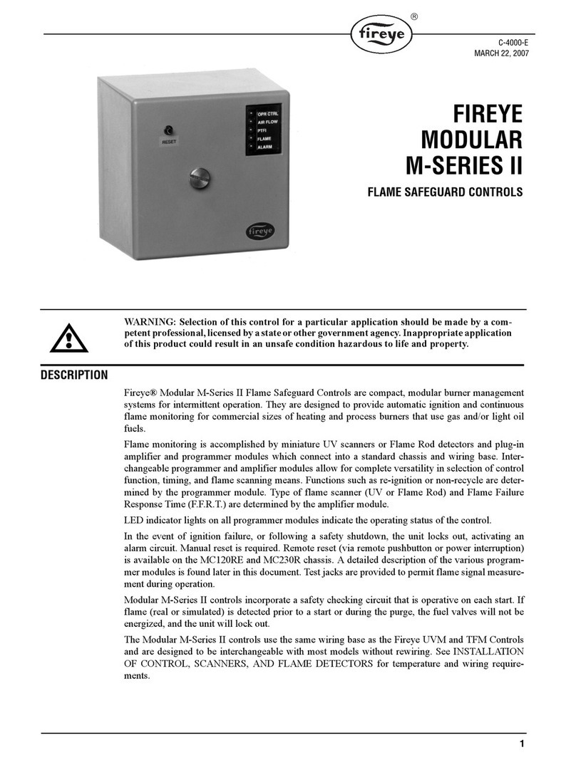 Fireye M-SERIES II manual