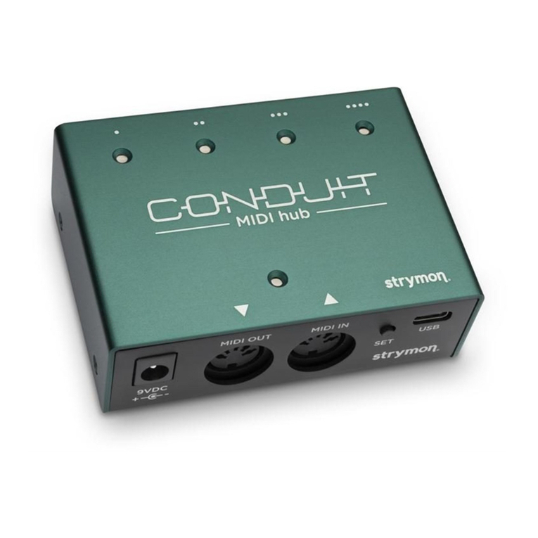 Strymon CONDUIT quick start guide