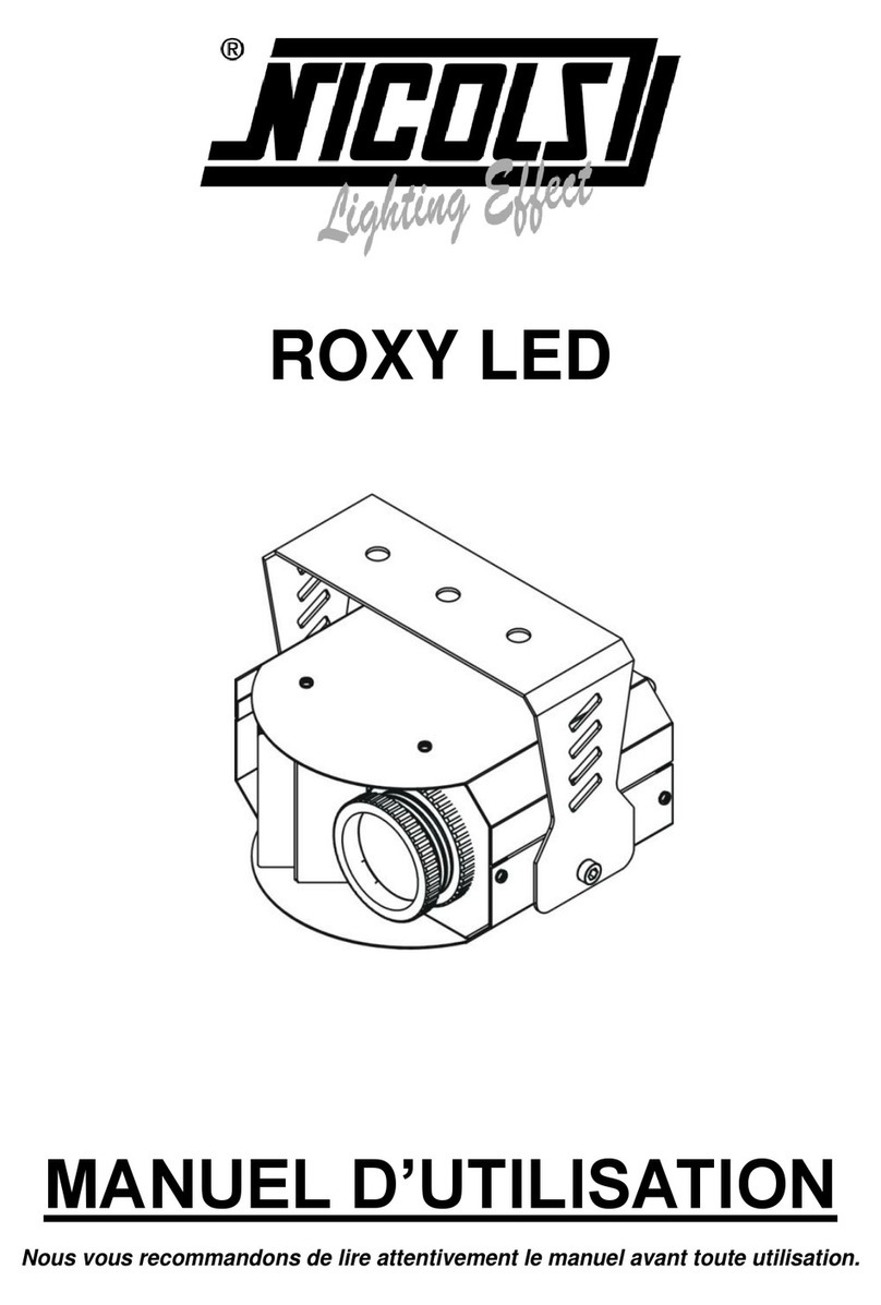 Nicols ROXY LED installation manual