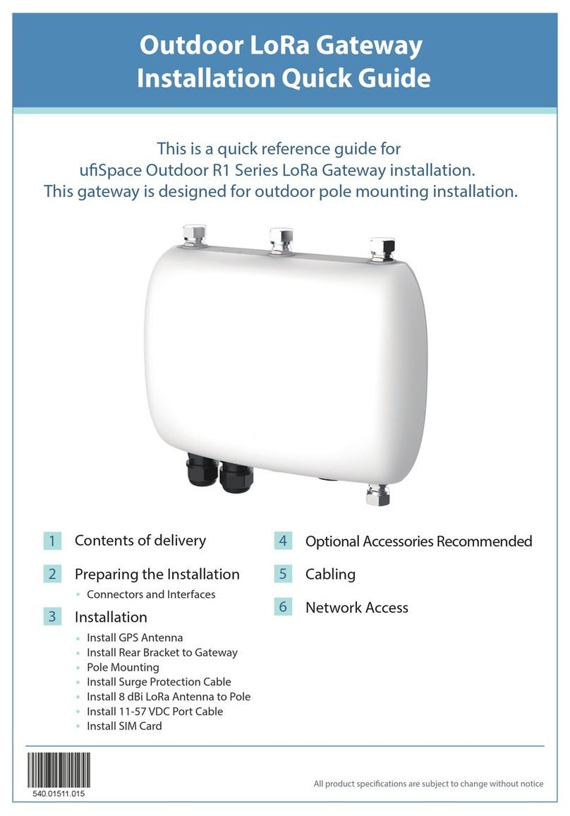 UfiSpace Outdoor R1 Series Installation quick guide