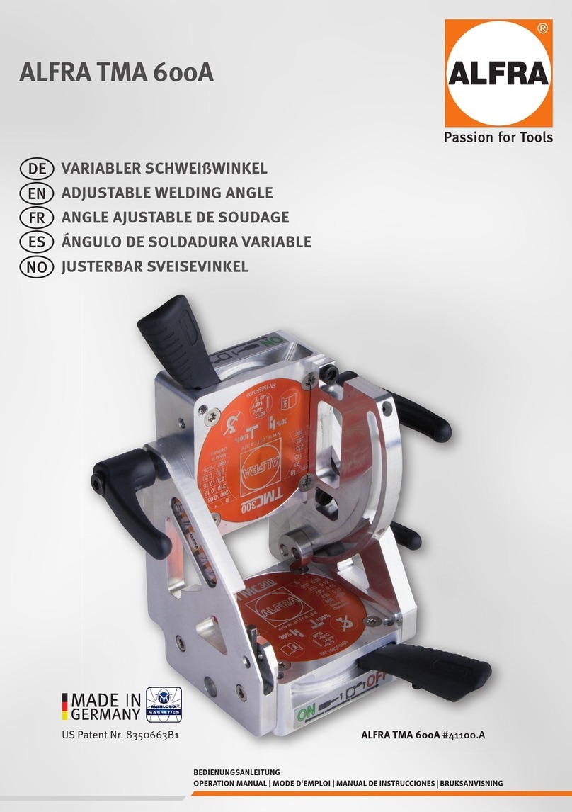 ALFRA 41100.A Operation manual