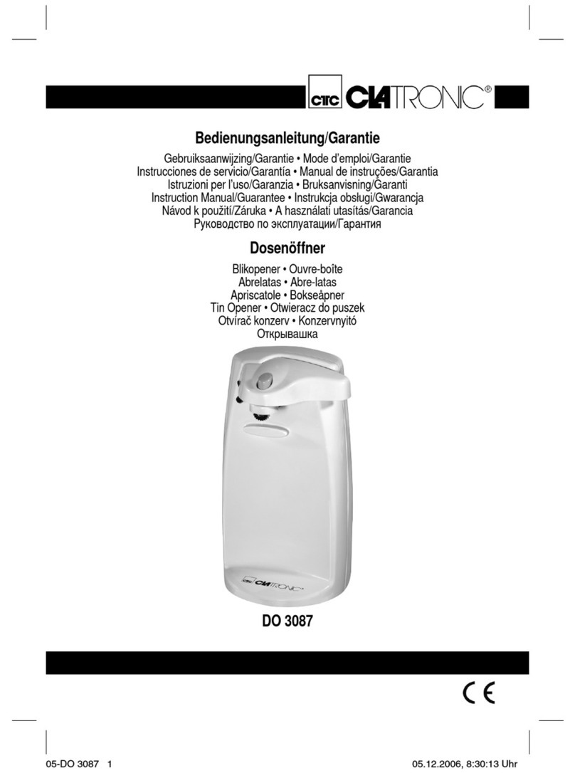 CTC Union Clatronic DO 3087 Technical specifications