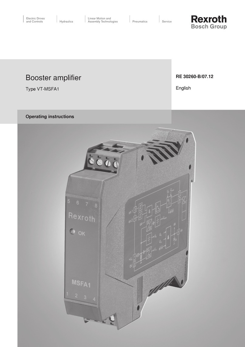 Bosch Rexroth VT-MSFA1 User manual