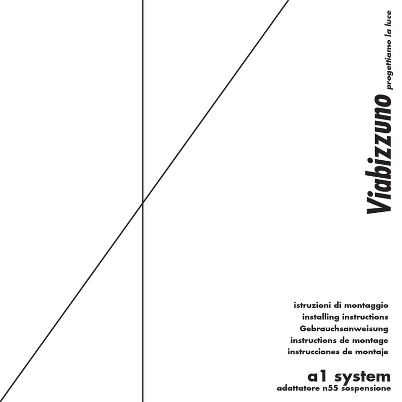 Viabizzuno a1 system Installing instructions Viabizzuno a1 system Installing instructions