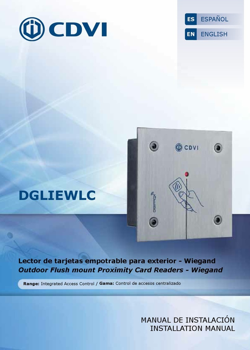 CDVI DGLIEWLC User manual