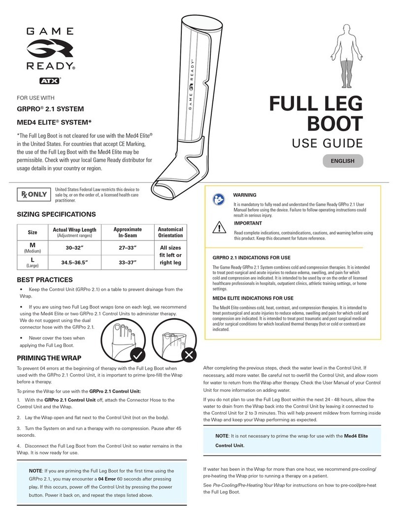 Game ready ATX 590923 Use guide