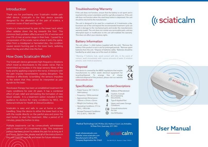 MTL sciaticalm user manual