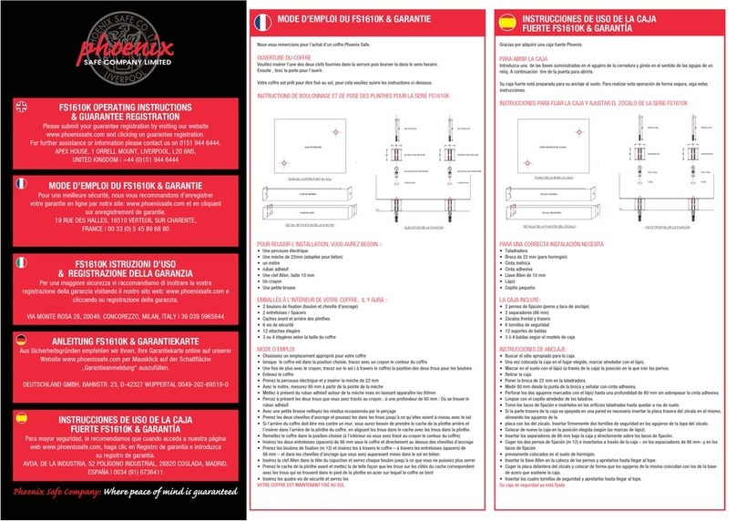 Phoenix FS1610K Product information sheet