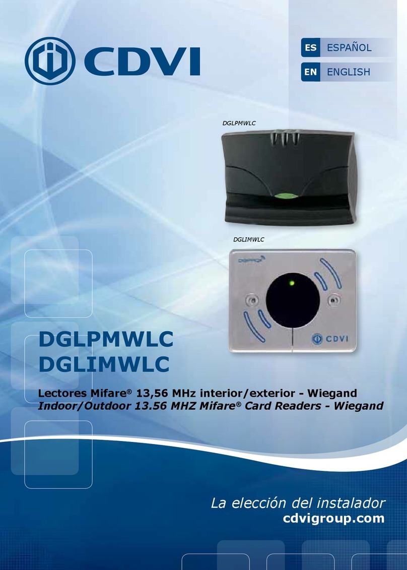 CDVI DGLPM WLC installation manual