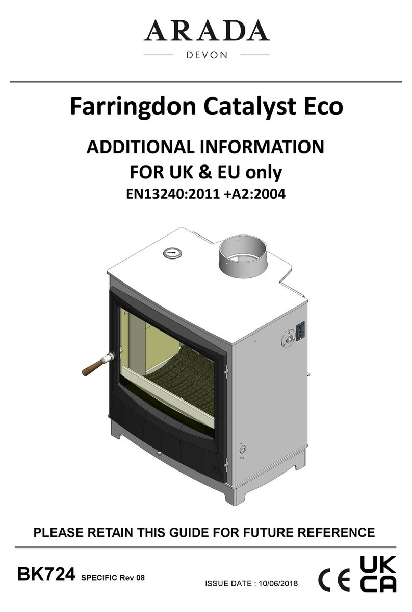 Arada Farringdon Catalyst Eco User manual