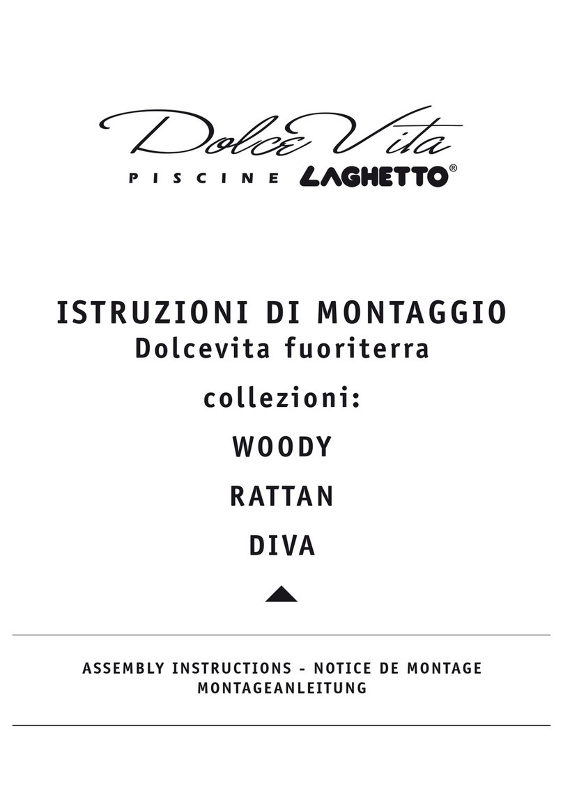Piscine Laghetto Dolce Vita WOODY Assembly instructions Piscine Laghetto Dolce Vita WOODY Assembly instructions