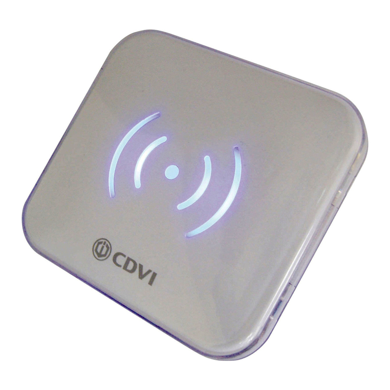 CDVI MOONARW User manual
