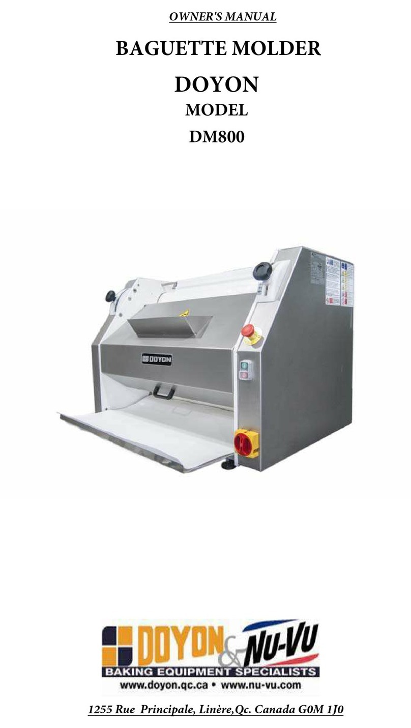 Doyon DM800 User manual