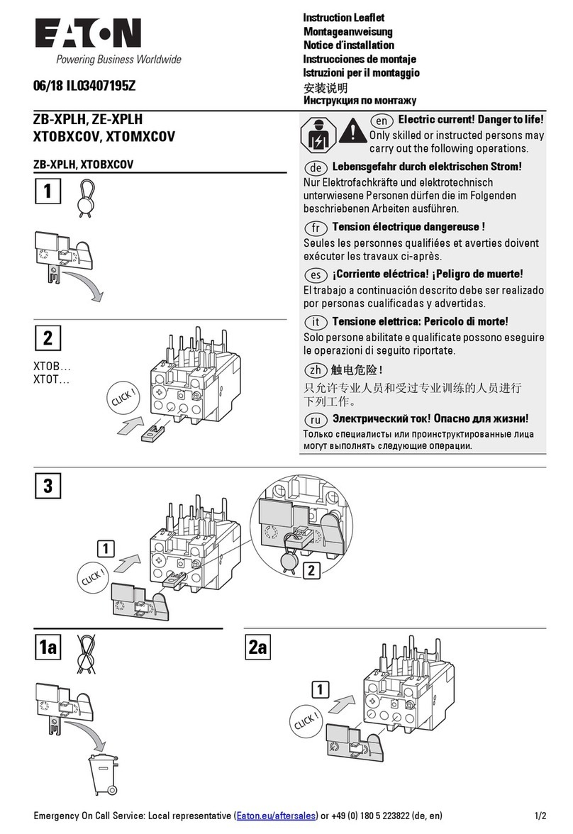 Eaton ZB-XPLH Manual