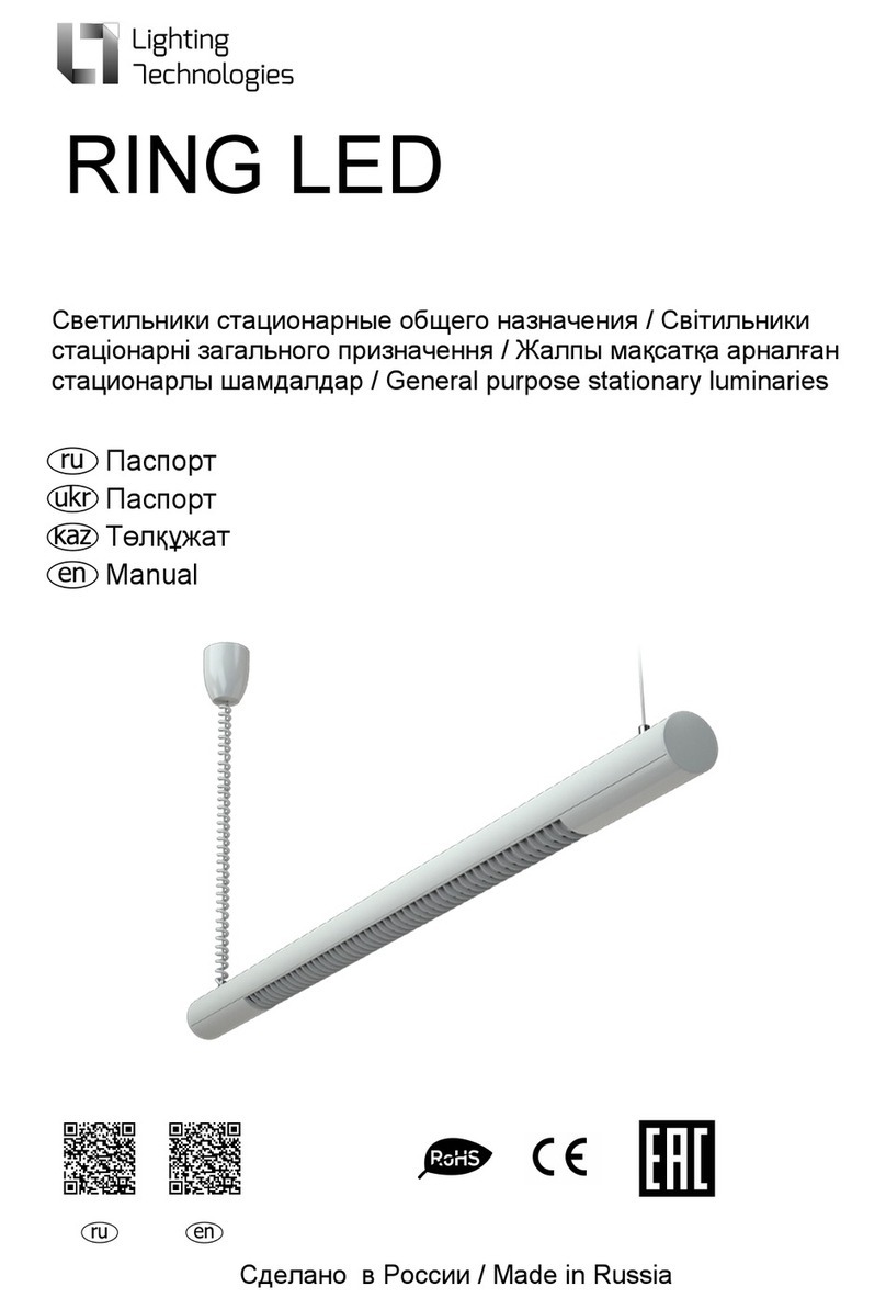 Lighting Technologies RING LED 20 4000K manual Lighting Technologies RING LED 20 4000K manual