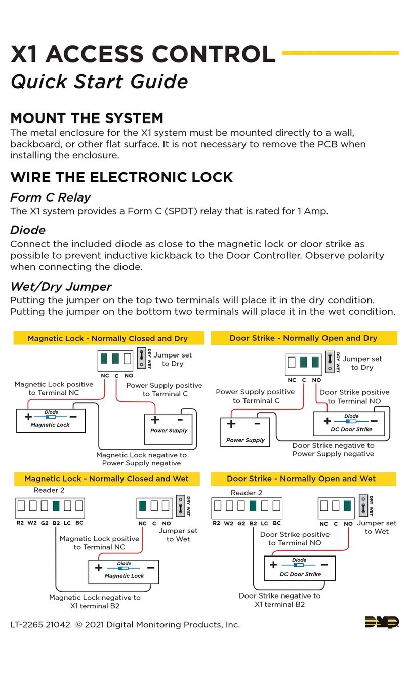 Digital Monitoring Products X1 quick start guide