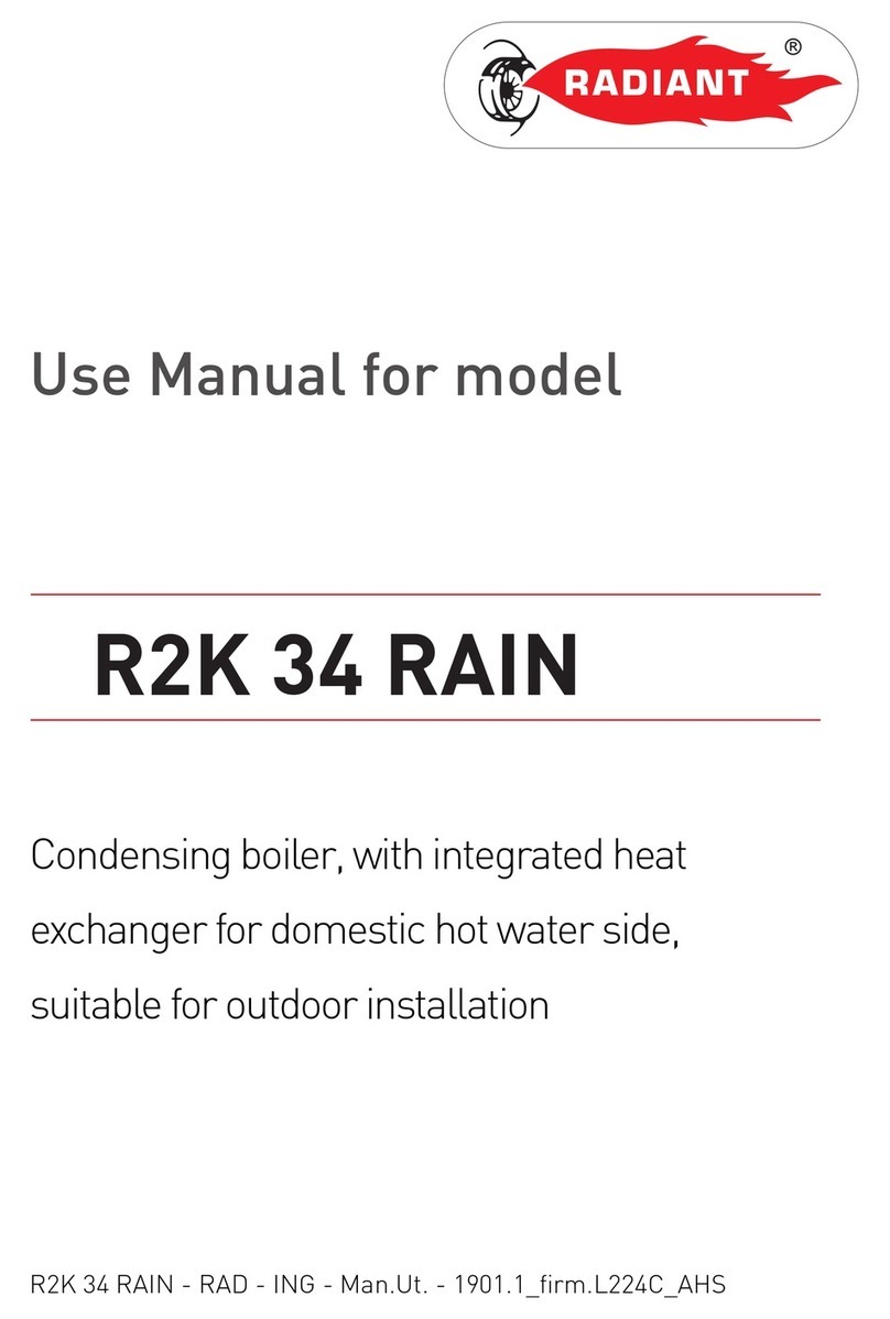 Radiant R2K 34 RAIN Mounting instructions