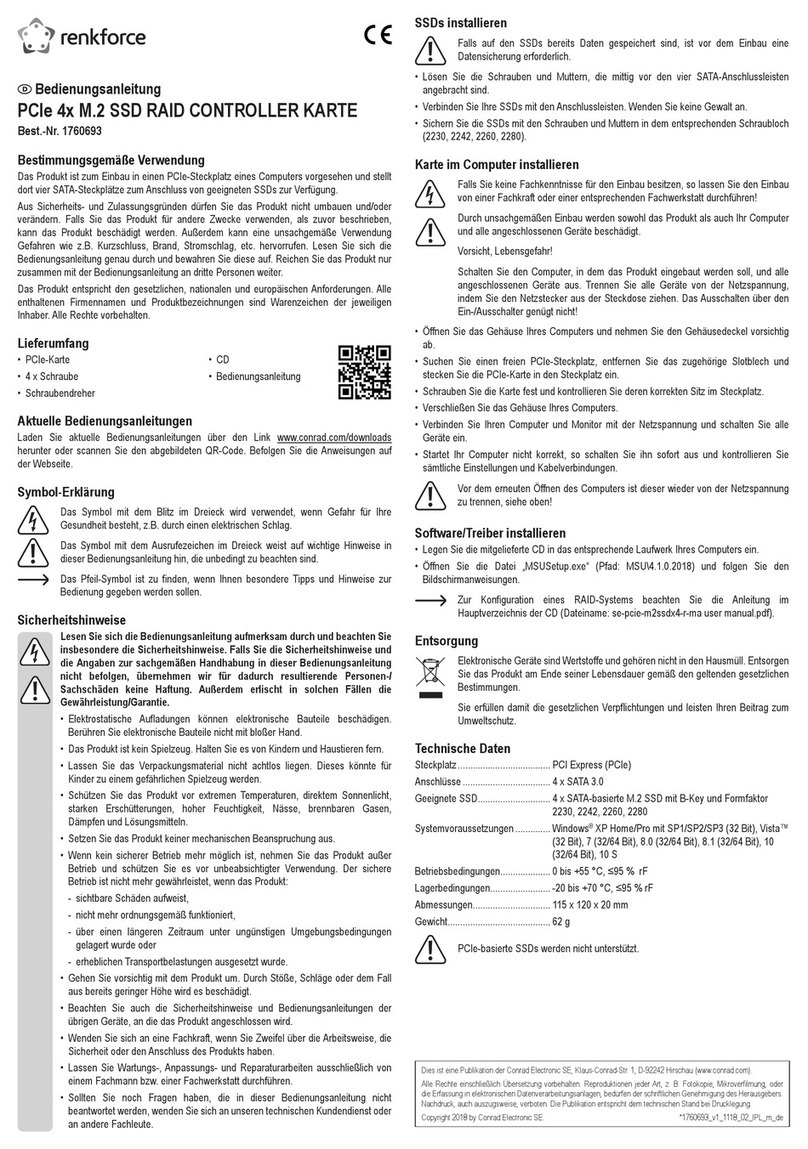 Renkforce 1760693 operating instructions