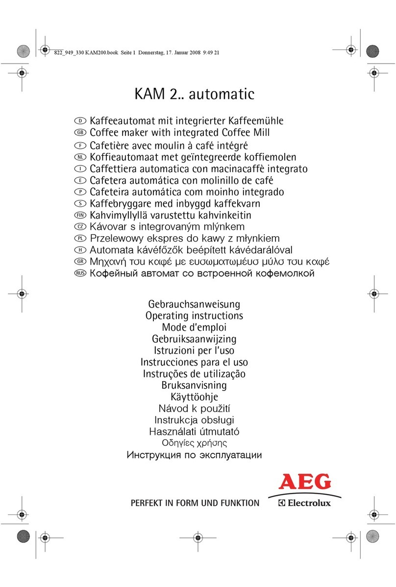 Electrolux AEG KAM 2 automatic Series User manual