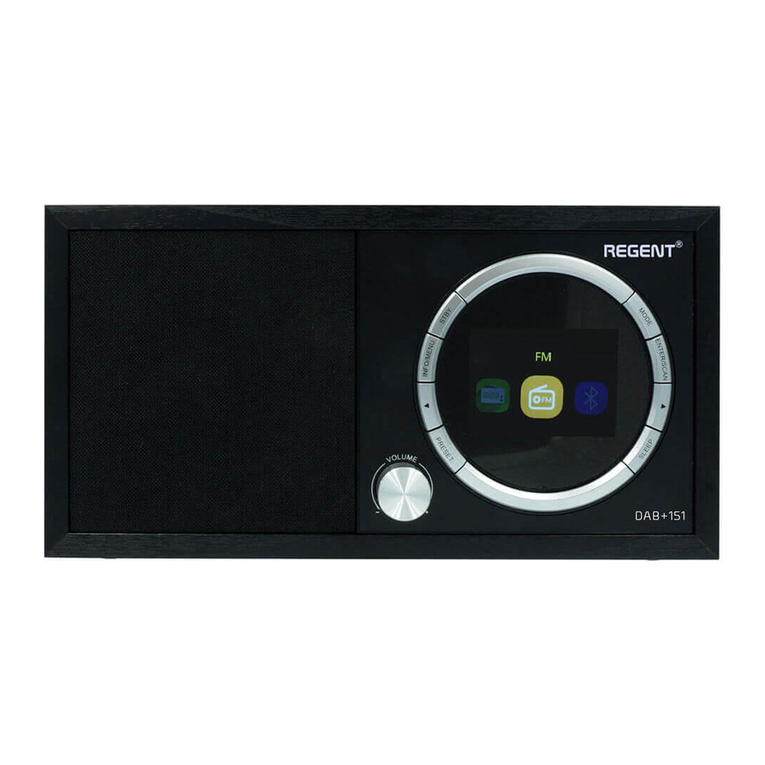 Regent DAB+151 user manual