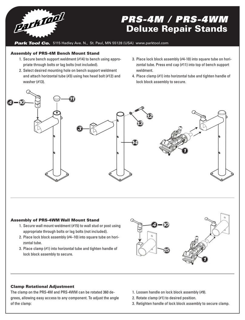 parktool PRS-4M quick start guide parktool PRS-4M quick start guide