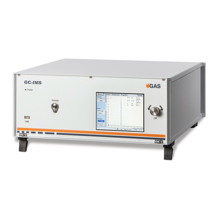 GAS GC-IMS User manual