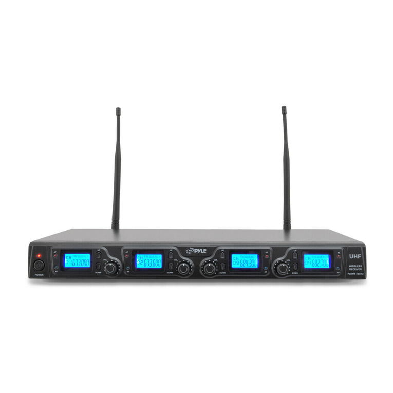 Pyle Pro PDWM4350U User manual Pyle Pro PDWM4350U User manual