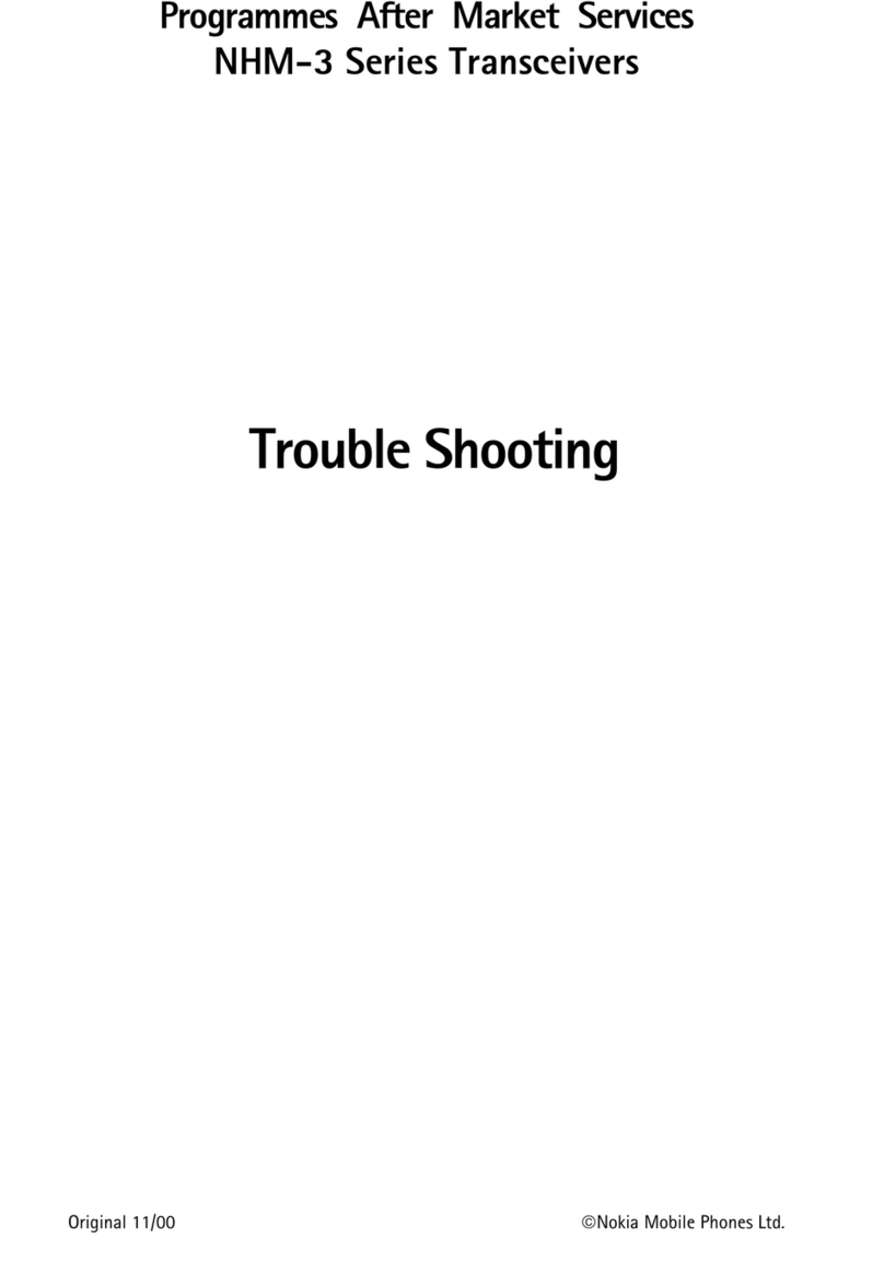 Nokia NHM-3 Series Troubleshooting