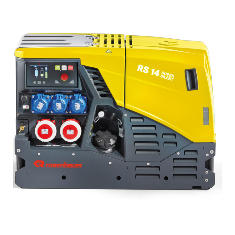 Rosenbauer RS 14 EFI SUPER SILENT EFI Operation manual