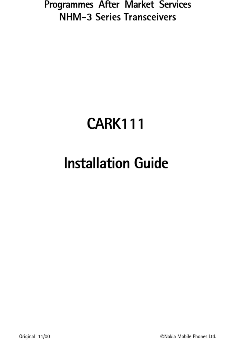 Nokia NHM-3 Series User manual Nokia NHM-3 Series User manual