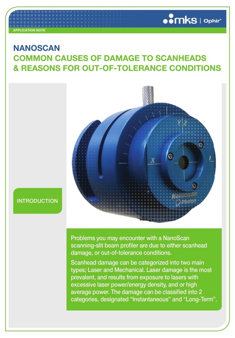 MKS Ophir nanoScan Application note